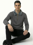 Sweat Shirt Faux Fur Unisex